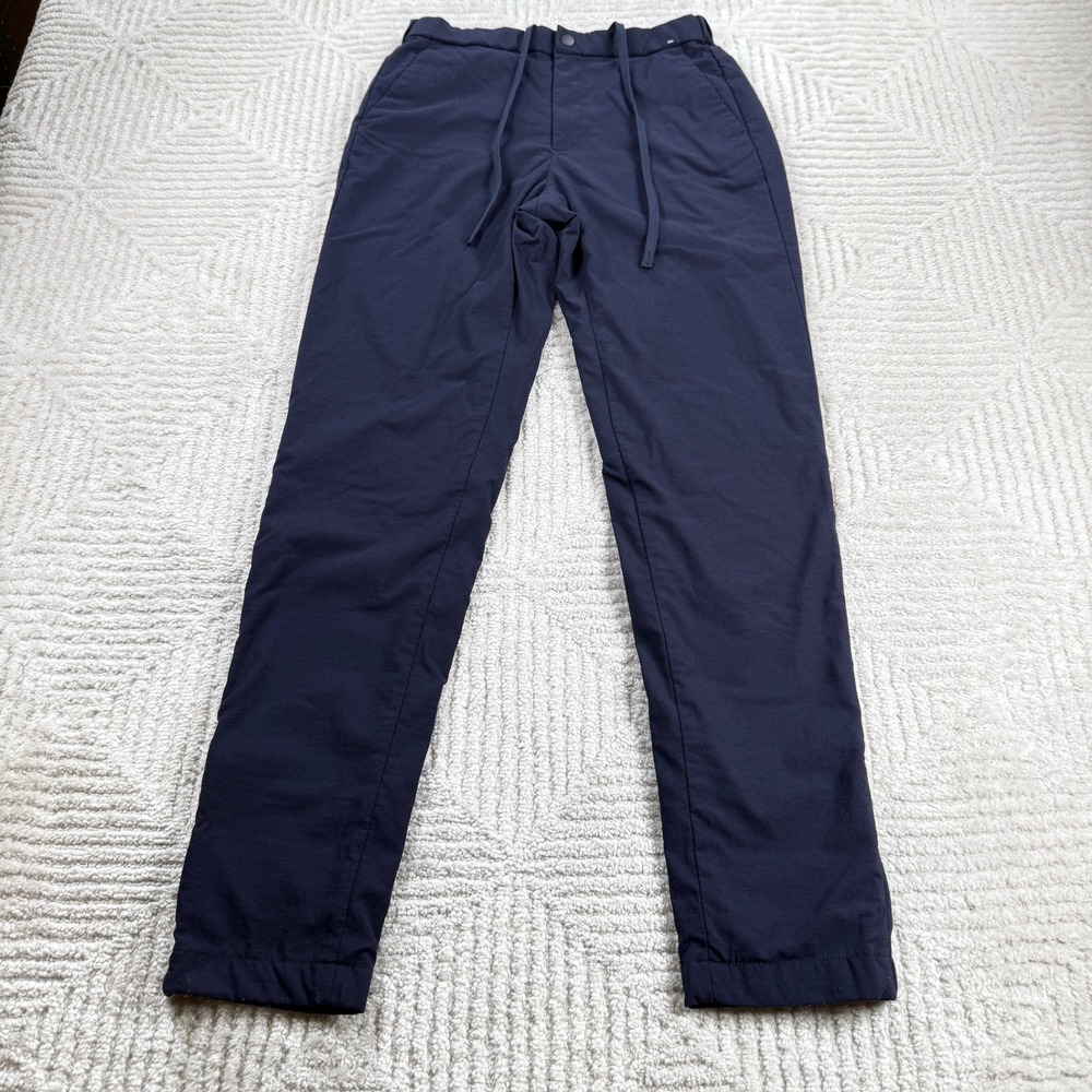 Uniqlo Warm Lined Pants Women XS Navy Blue Fleece Winter Gorpcore Outdoor Cozy